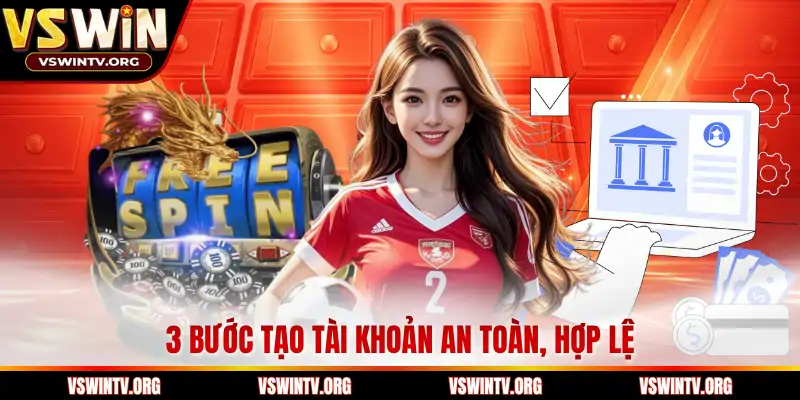 3 bước tạo tài khoản an toàn, hợp lệ